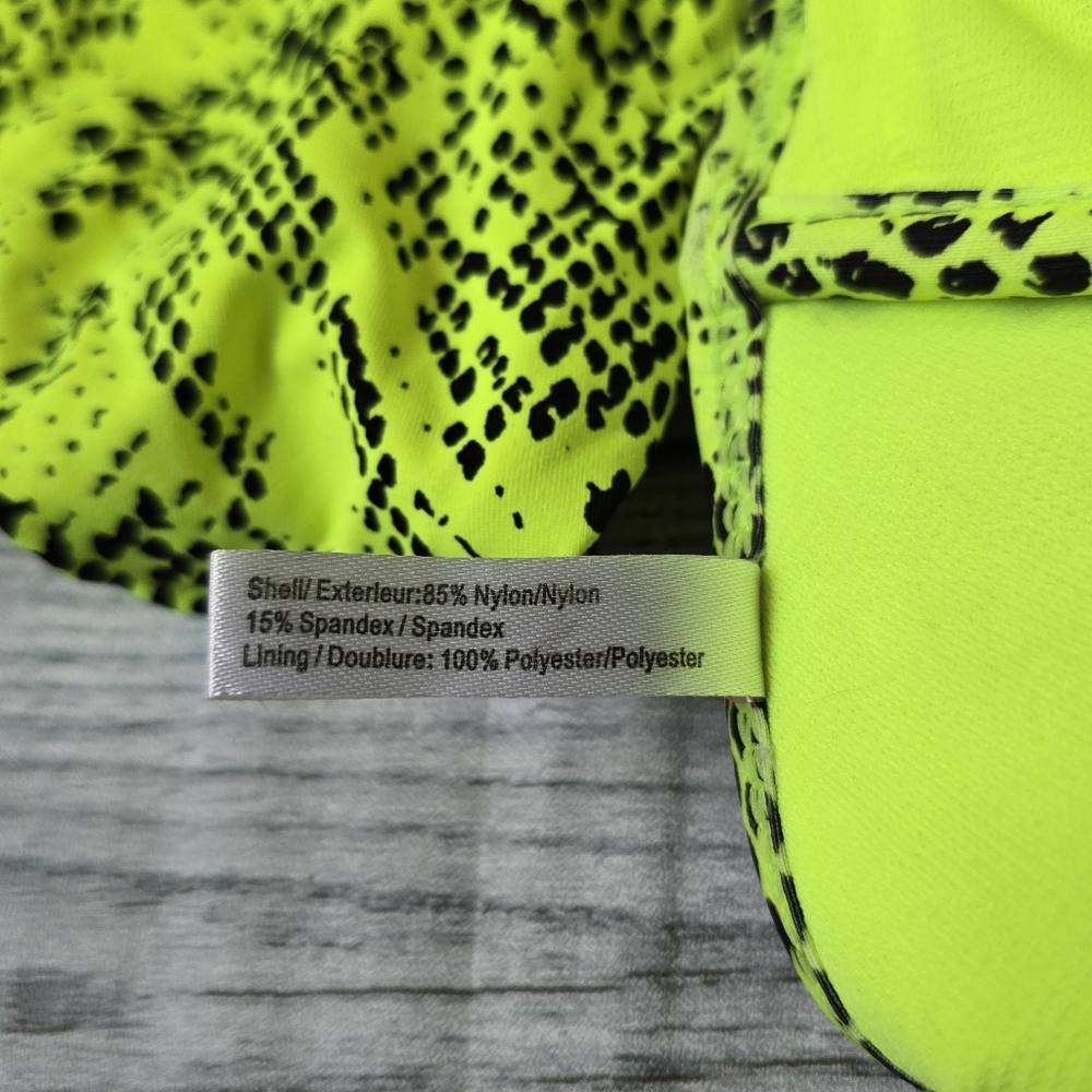 Ardene Fluorescent Neon Green 2 Piece String Bikini Summer Swim Wear Medium - Picture 9 of 9